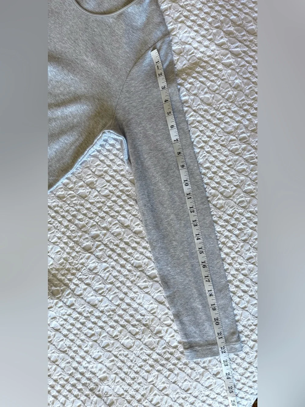 Lands' End 100% Cotton Sleepwear Loungewear Heather Gray Long Sleeve Women’s Sm